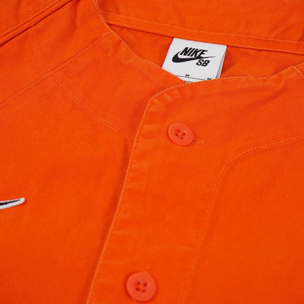 Nike SB x MLB Baseball Jersey Shirt in Team Orange by Nike SB