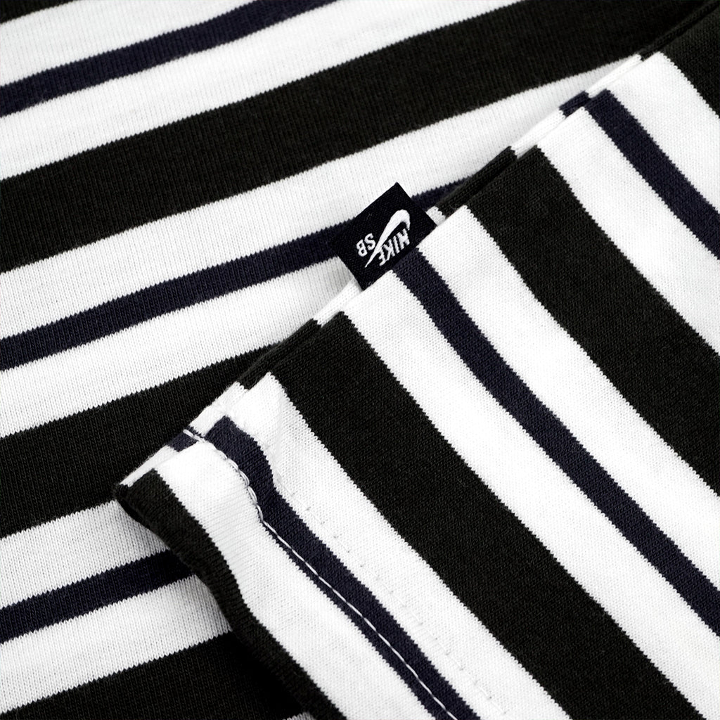 Nike SB YD Stripe T Shirt - Sail / Dark Smoke Grey / Sequoia - label