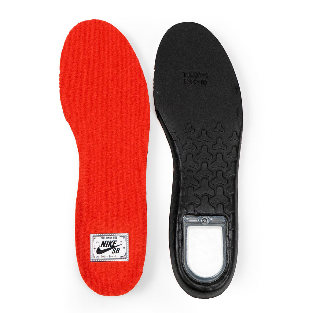 Nike SB Zoom Janoski OG+ Shoes - Alabaster / Alabaster - Chile Red - std insole