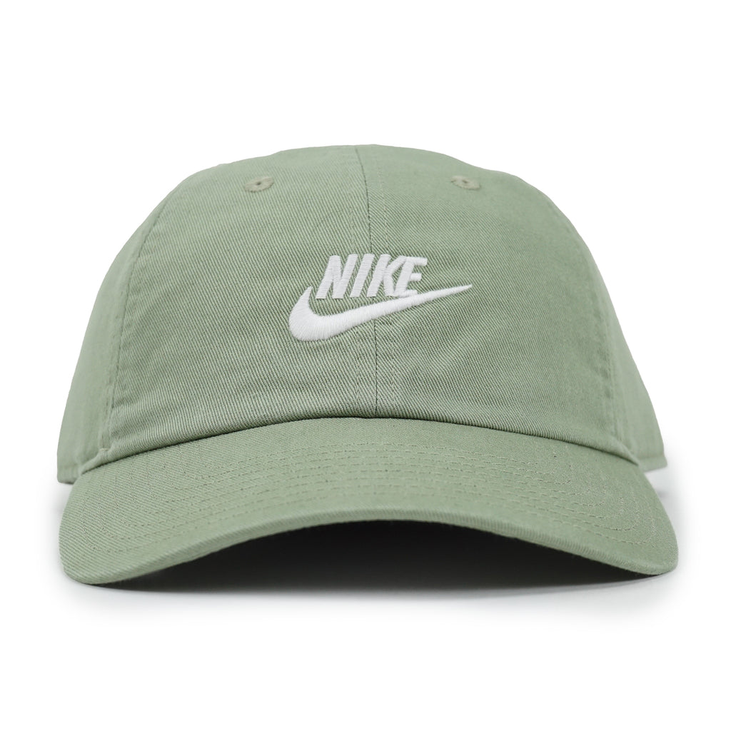 Nike SB Heritage86 Futura Washed Cap - Oil Green / White - front
