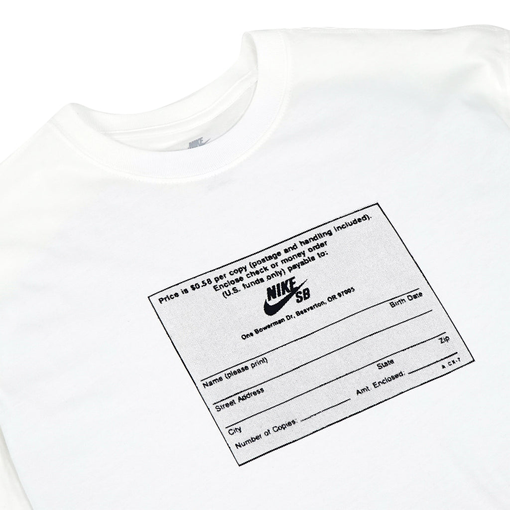 Nike SB Mag Card T Shirt - White