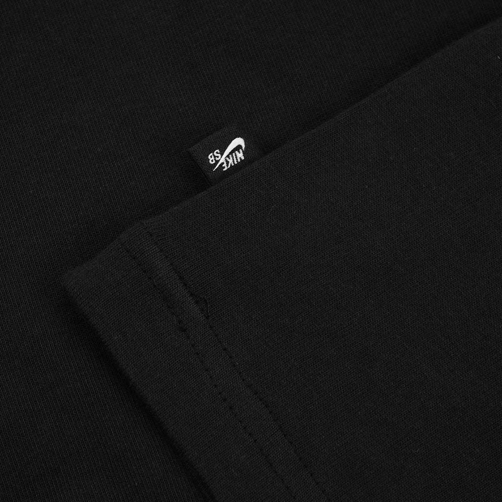 Nike SB Embroidered Block T Shirt - Black - flag