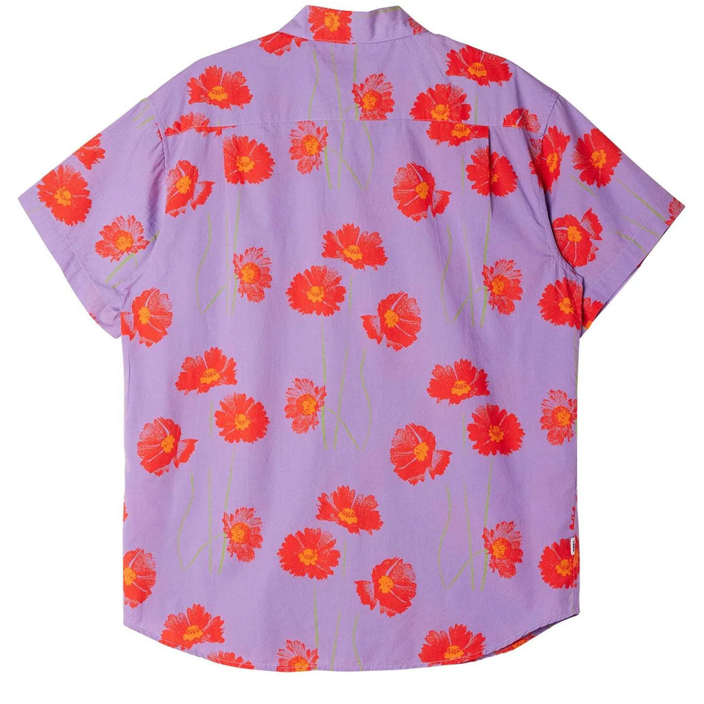 Obey S/S Marino Woven Shirt - Lavender Silk Multi