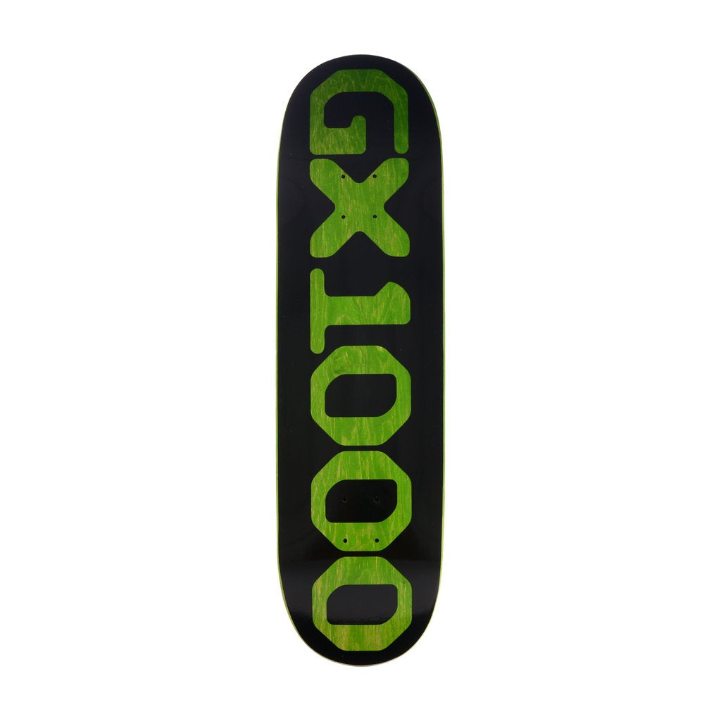 GX1000 OG Logo Green Skateboard Deck 8.375" - Bottom