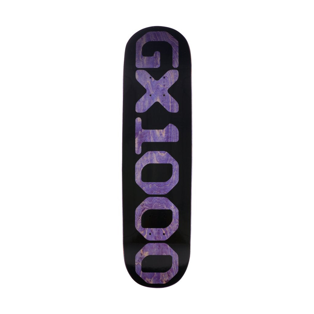 GX1000 OG Logo Purple Skateboard Deck 8.25" - Bottom