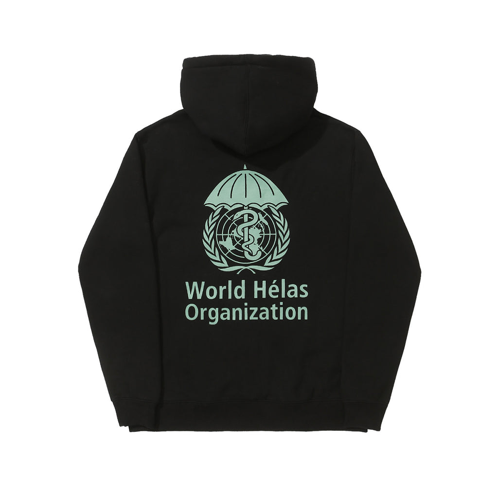 Helas Orga Hoodie - Black -back