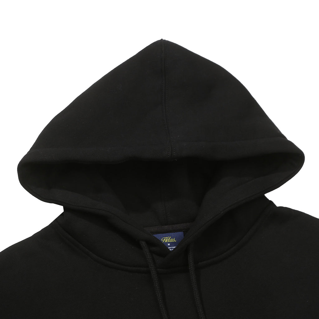 Helas Orga Hoodie - Black - hood