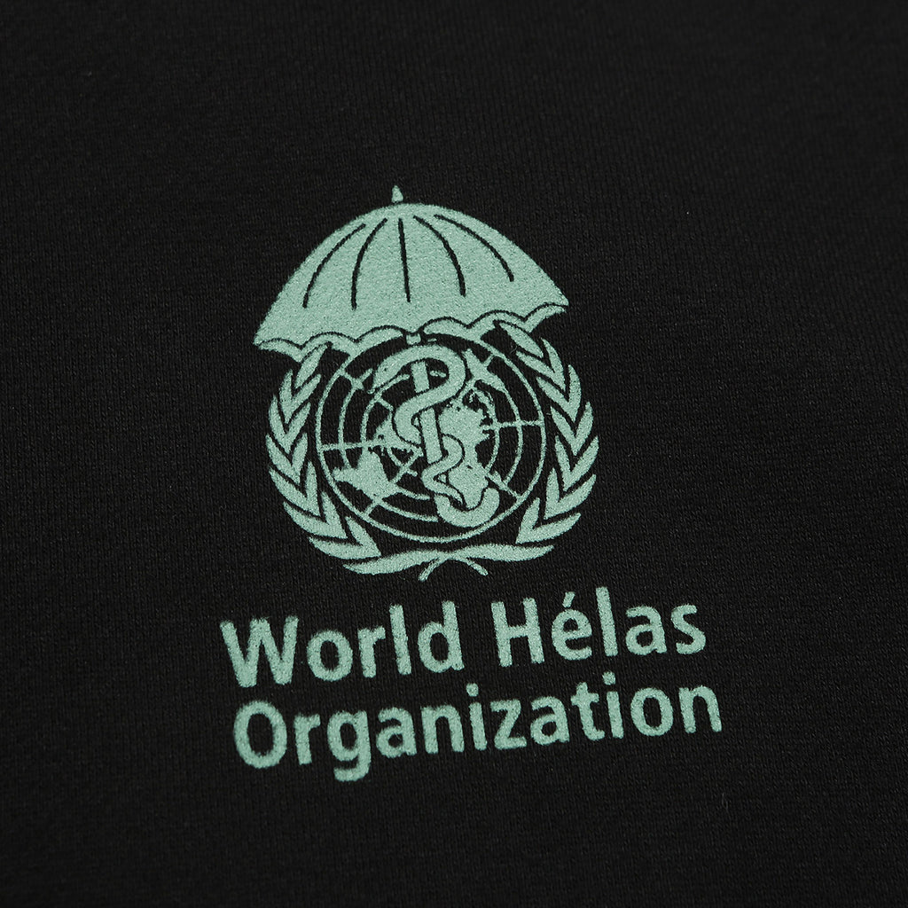Helas Orga Hoodie - Black - closeup
