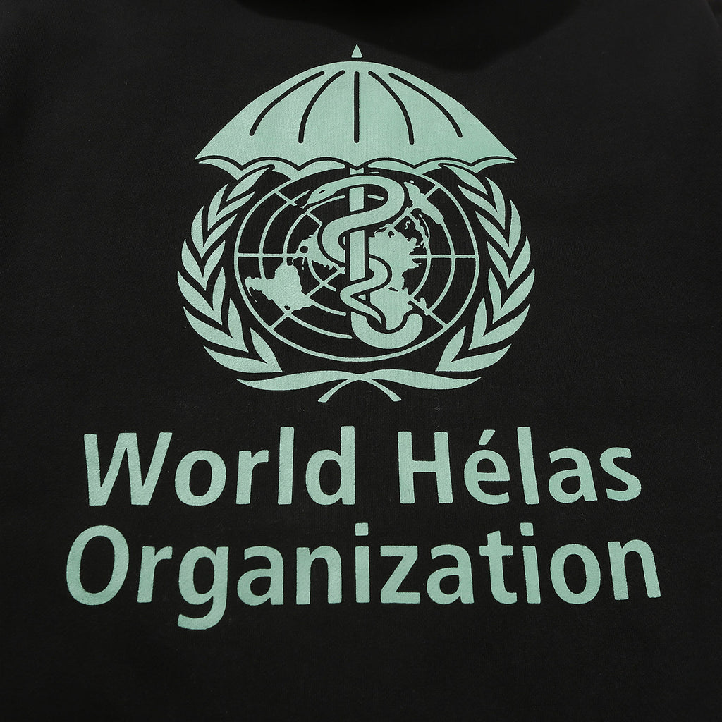 Helas Orga Hoodie - Black - closeup2