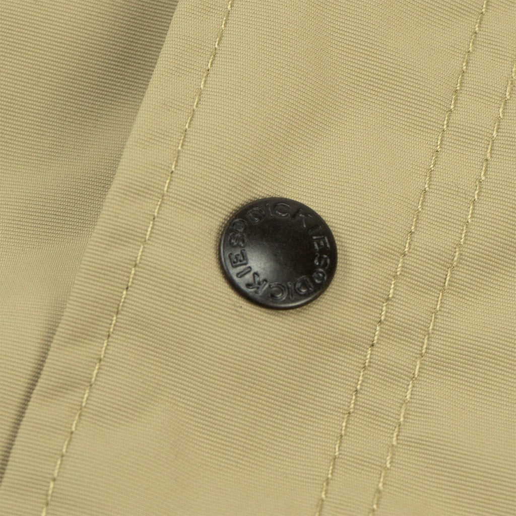 Dickies Oakport Coach Jacket in Khaki - Button