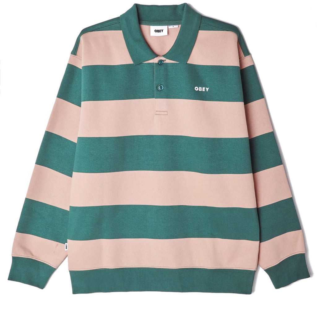 Obey Clothing Ashmore Polo Shirt - Green Multi
