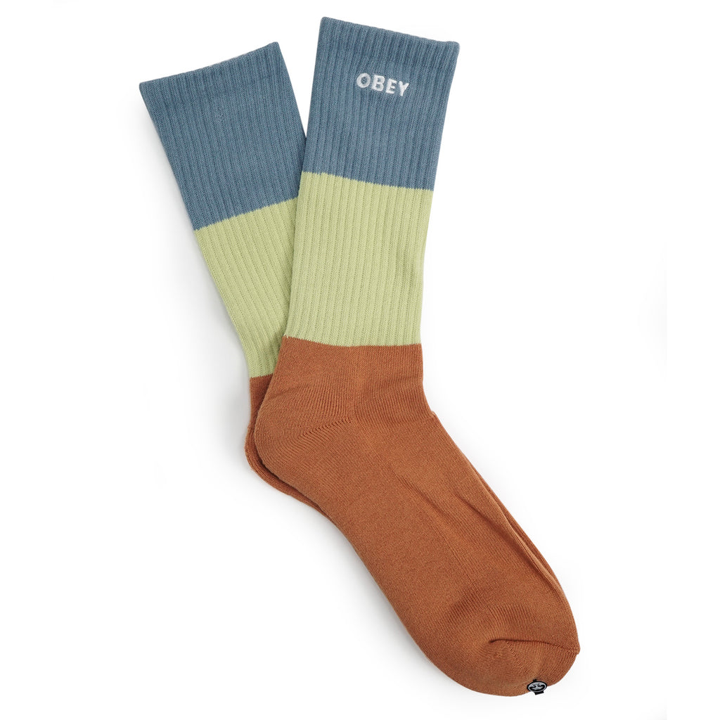 Obey Clothing Milton Socks - Good Grey Multi - main