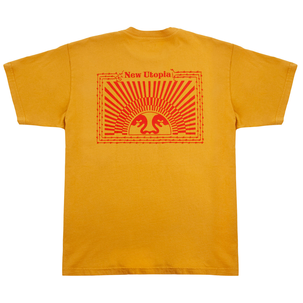 Obey Clothing New Utopia T Shirt - Maple Leaf