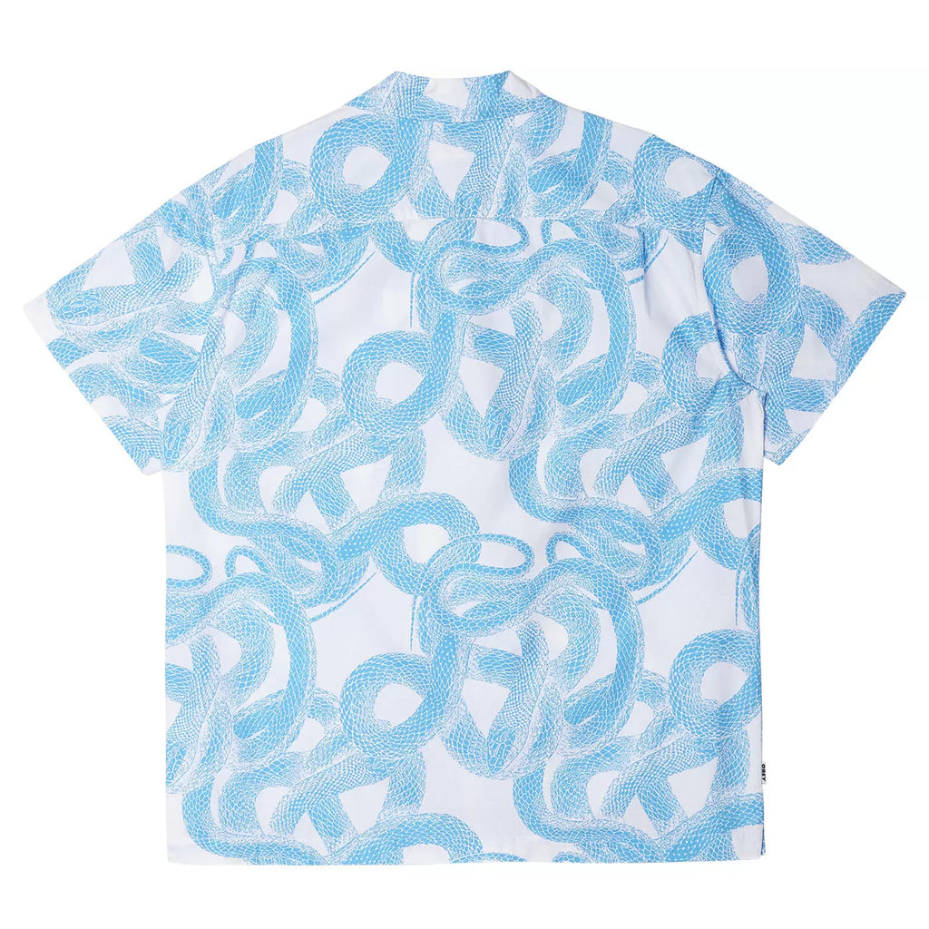 Obey Clothing Slither Woven S/S Shirt - White - back