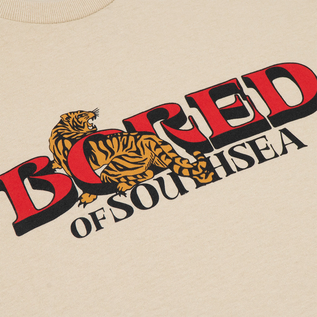 Onamura Tiger  T Shirt - Sand - closeup