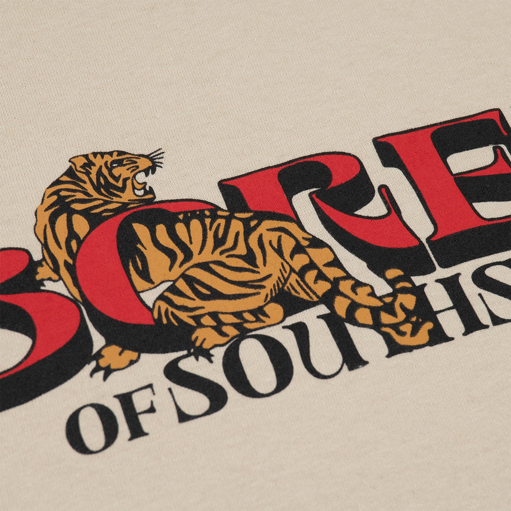 Onamura Tiger  T Shirt - Sand - closeup2