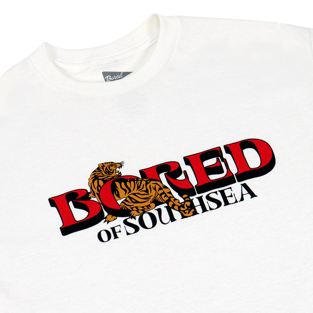 Onamura Tiger  T Shirt - White - front