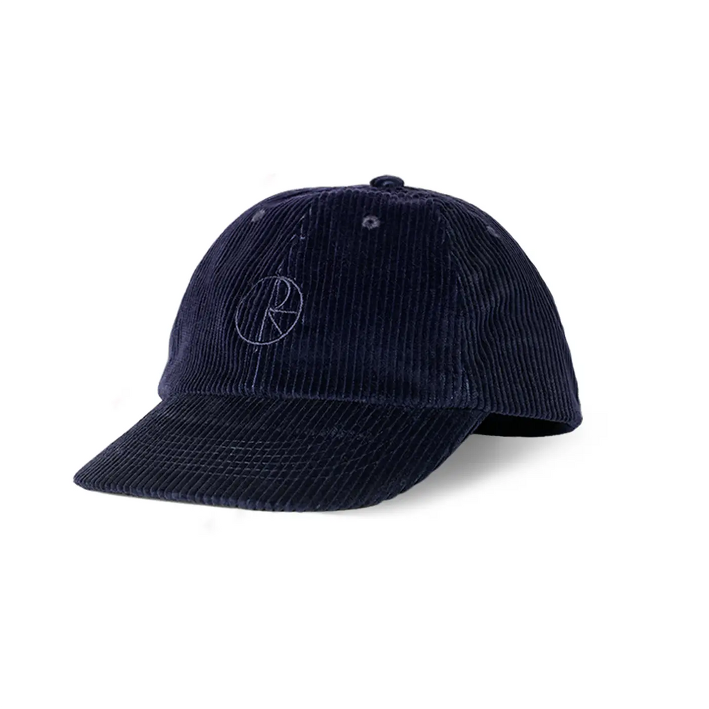 Polar Skate Co Cord Stroke Logo Cap - Navy - front