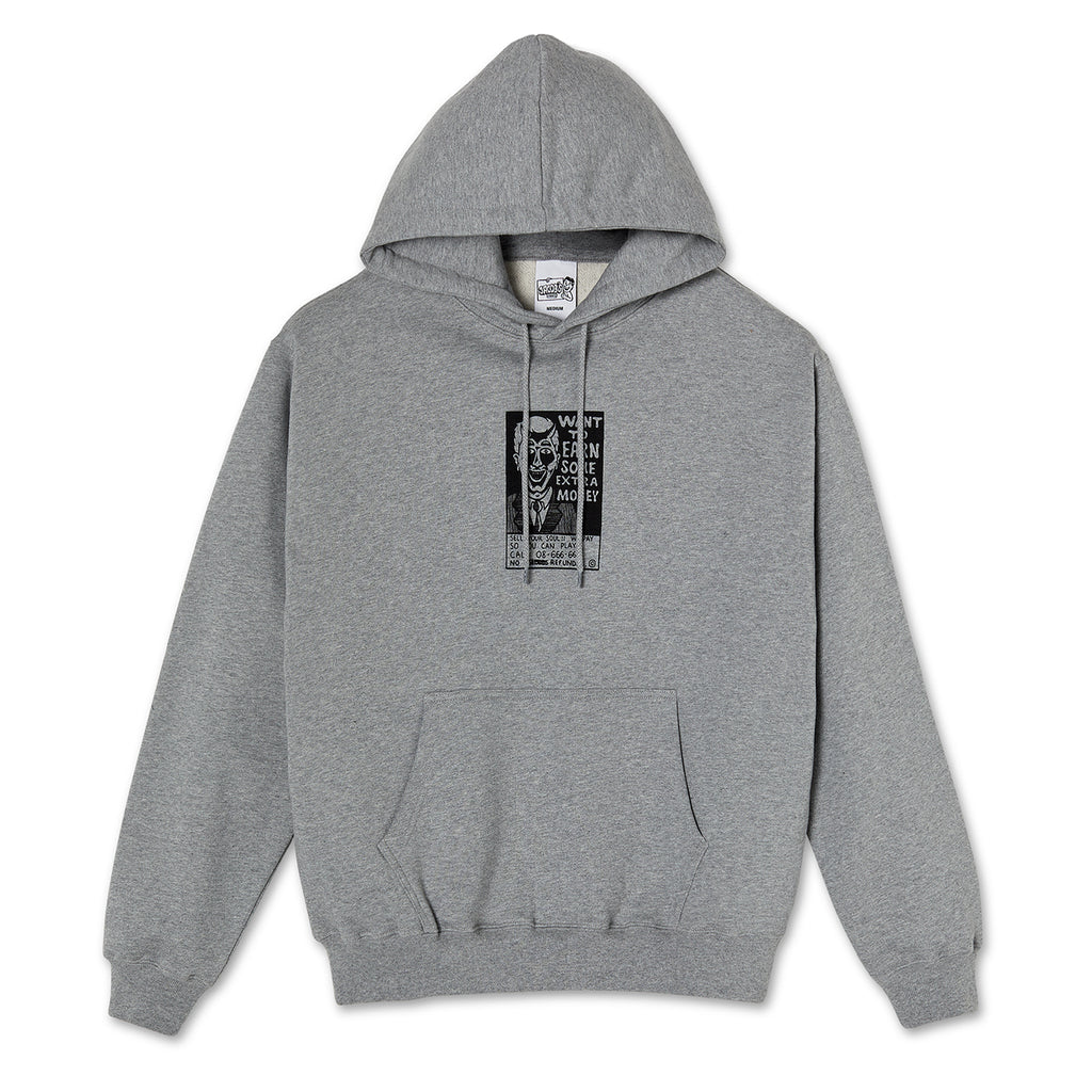 Polar Skate Co Classifeds Hoodie - Heather Grey - front