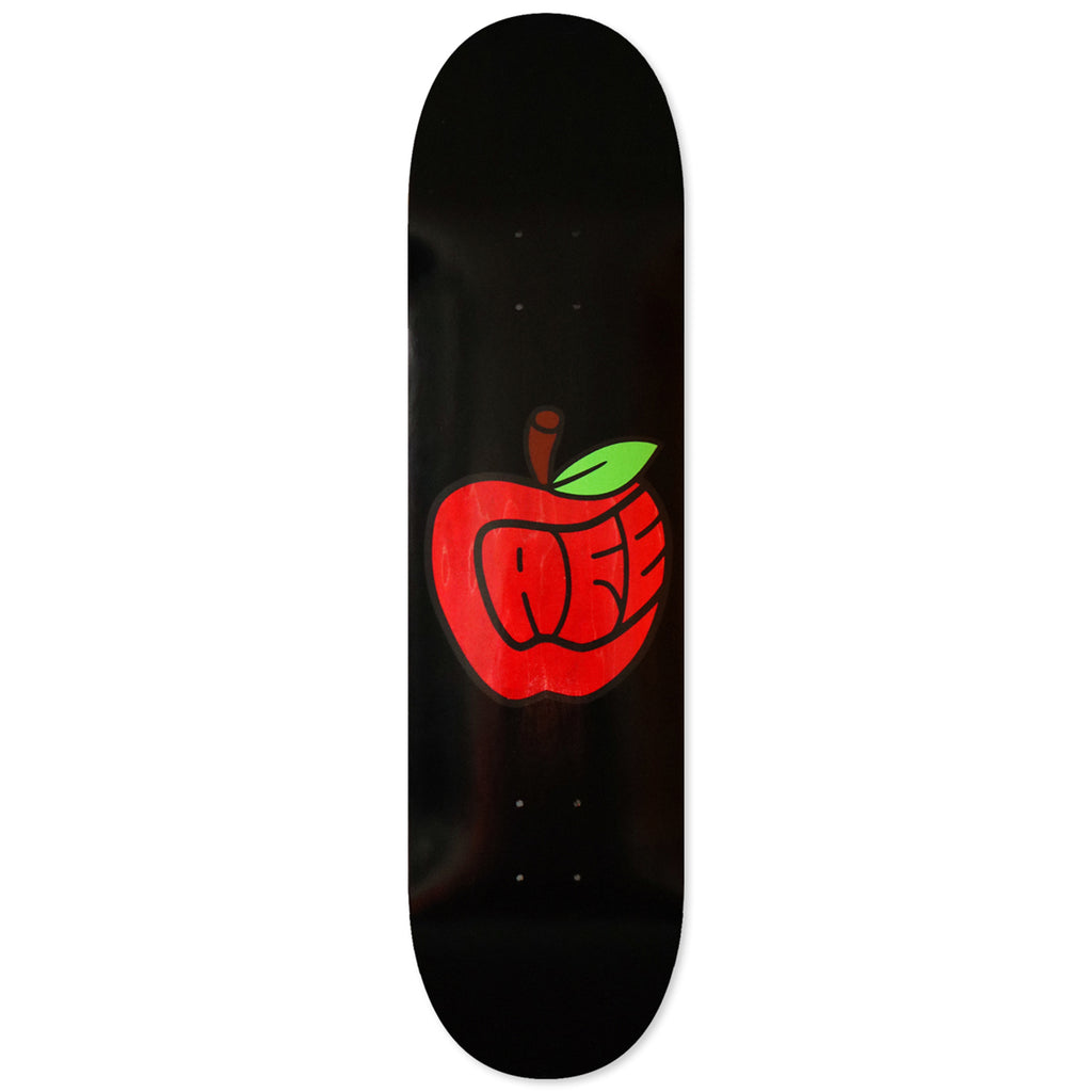 Skateboard Cafe Pink Lady Skateboard Deck - Black / Red Stain - bottom