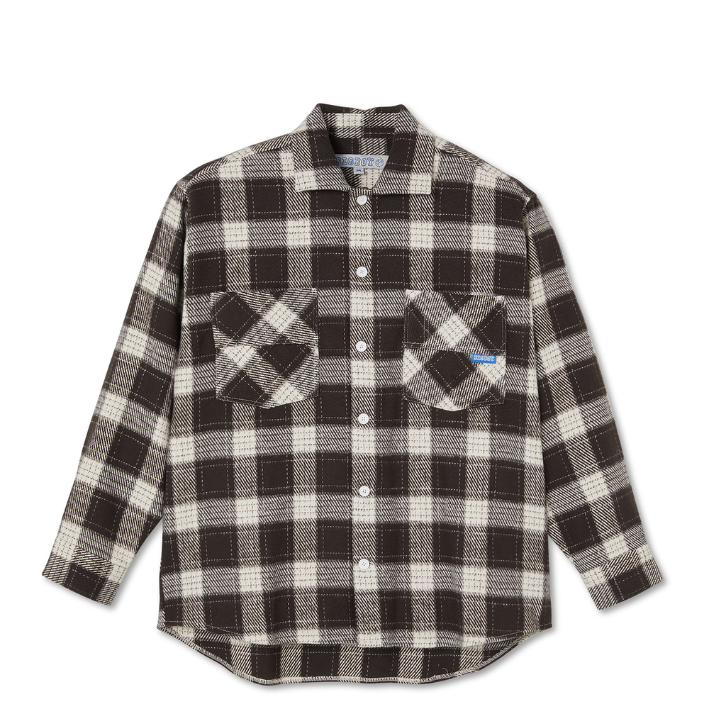 Polar Skate Co Big Boy Flannel Shirt - Brown