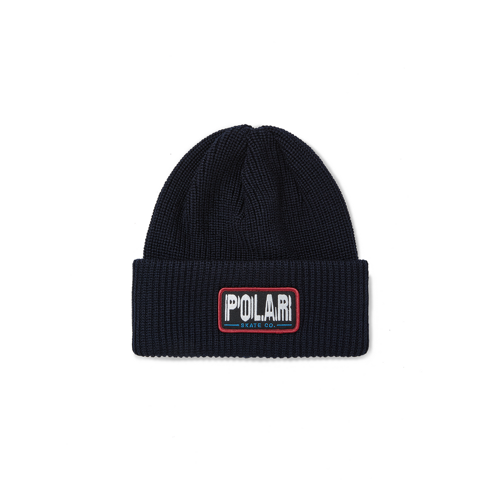 Polar Skate Co Earthquake Merino Wool Beanie - Navy