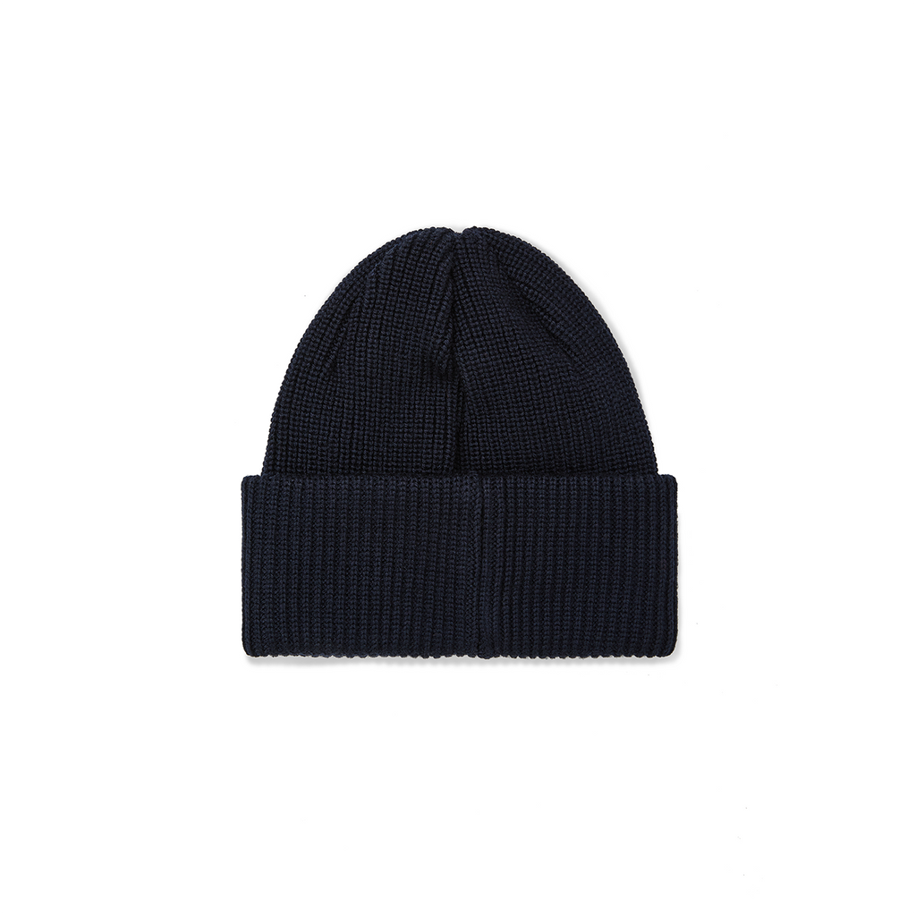 Polar Skate Co Earthquake Merino Wool Beanie - Navy