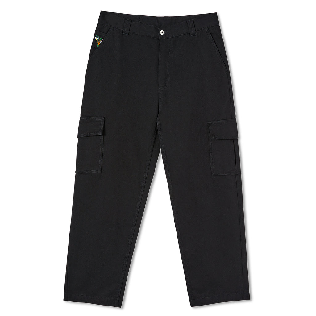 Polar Skate Co 93 Cargo Pants - Black - front