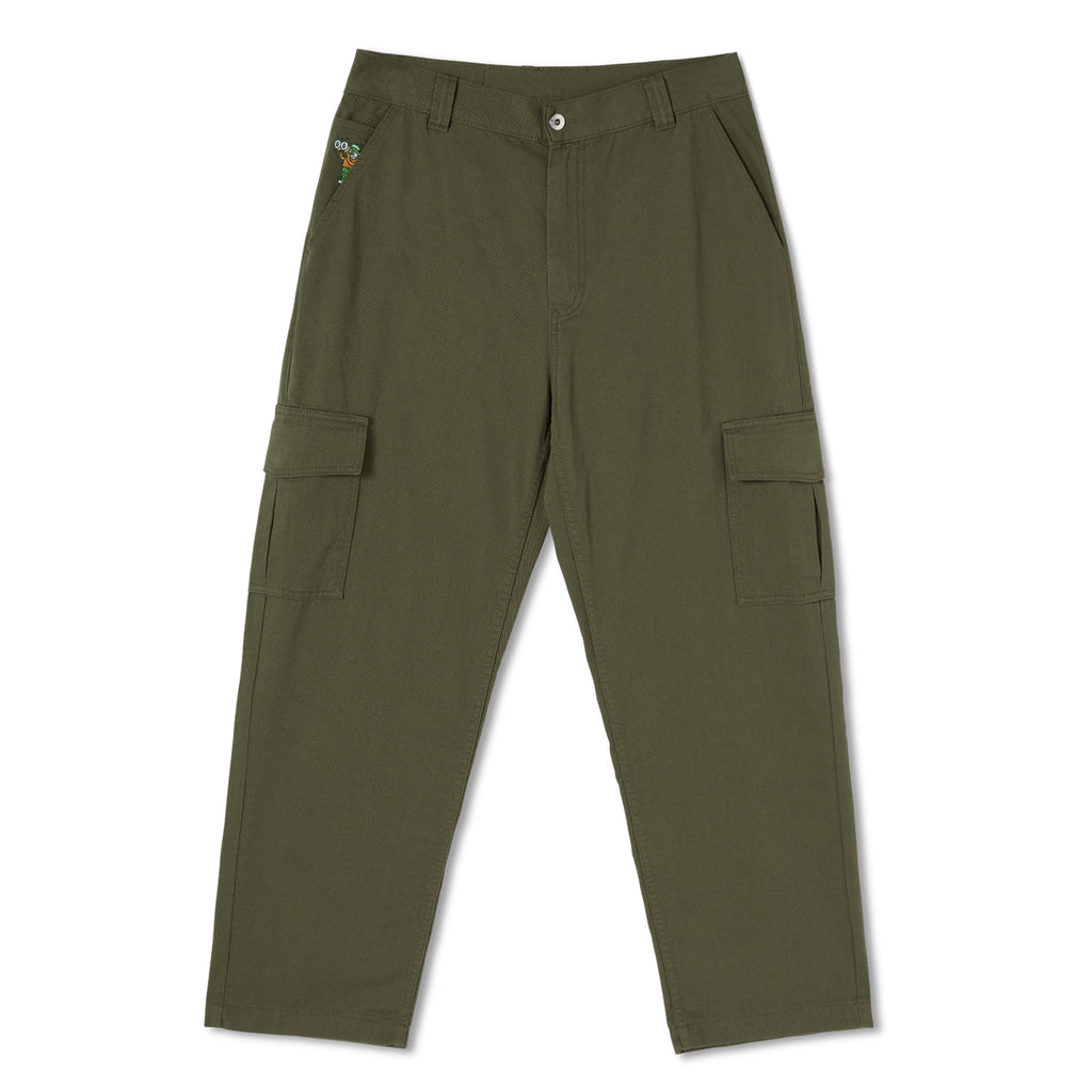 Polar Skate Co 93 Cargo Pants - Khaki green - front