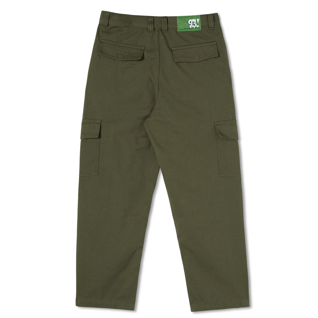 Polar Skate Co 93 Cargo Pants - Khaki green - back