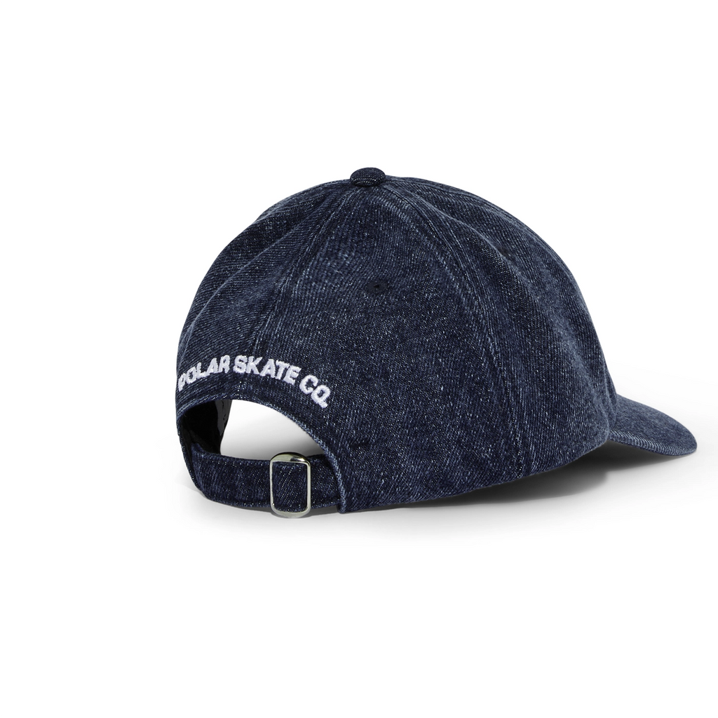 Polar Skate Co Denim Cap - Dark Blue - back