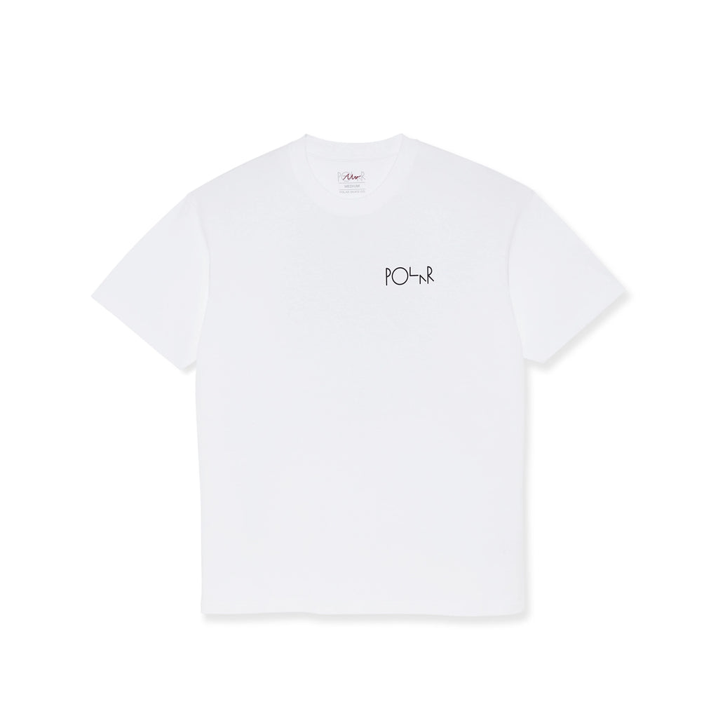 Polar Skate Co Dead World Tee T Shirt - White - front