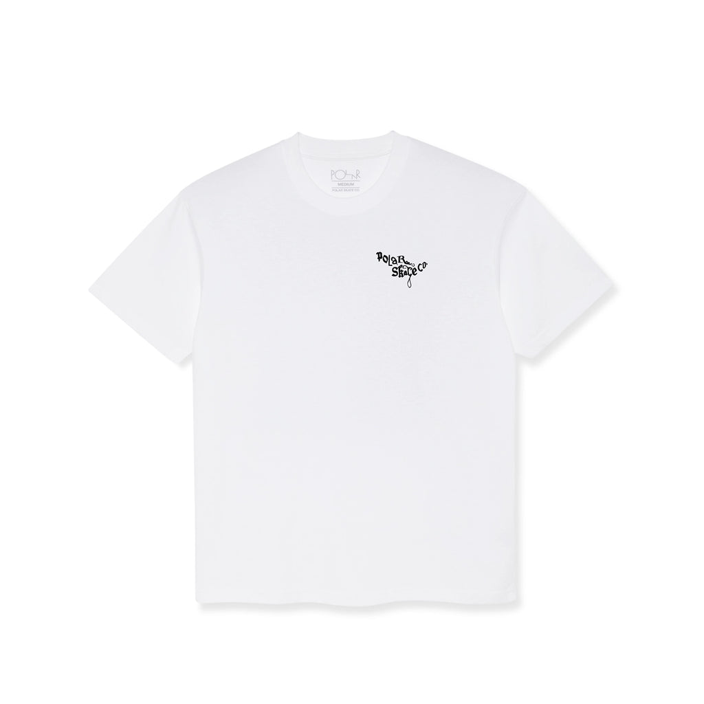 Polar Skate Co Gorilla King T Shirt - White - front