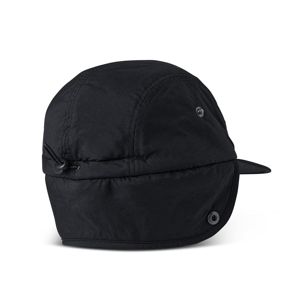 Polar Skate Co Sherpa Flap Cap - Black - side