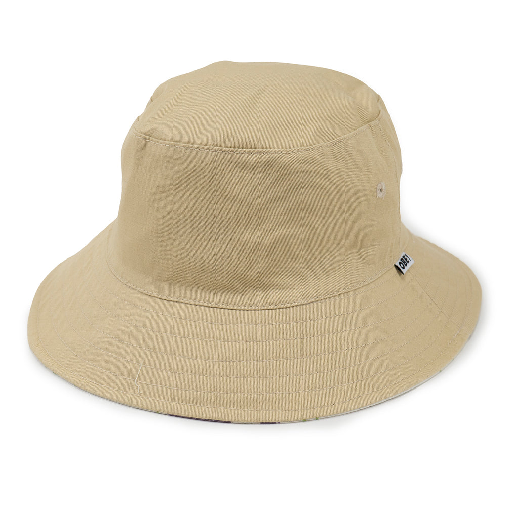 Obey Clothing Pollen Reversible Bucket Hat - Unbleached / Multi - reverse