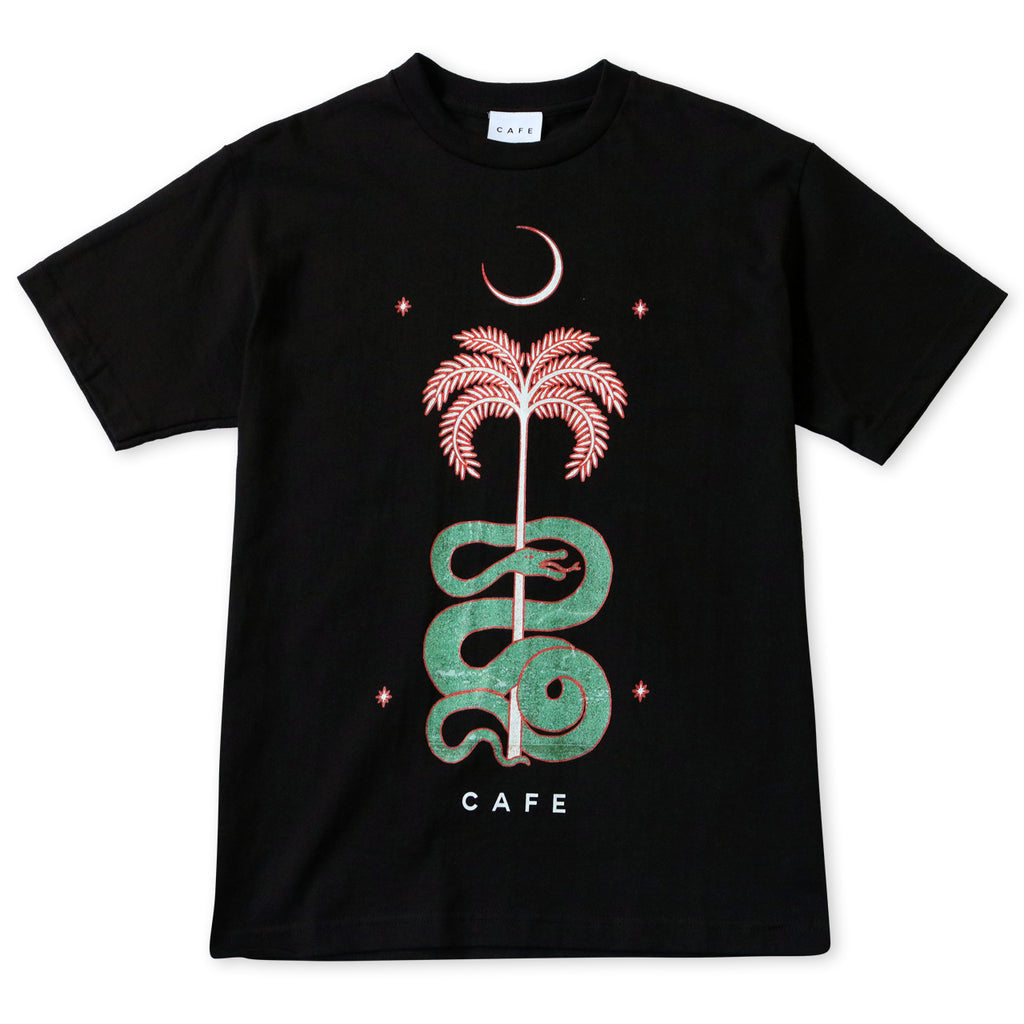 Skateboard Cafe Tree of Life T Shirt - Black - main