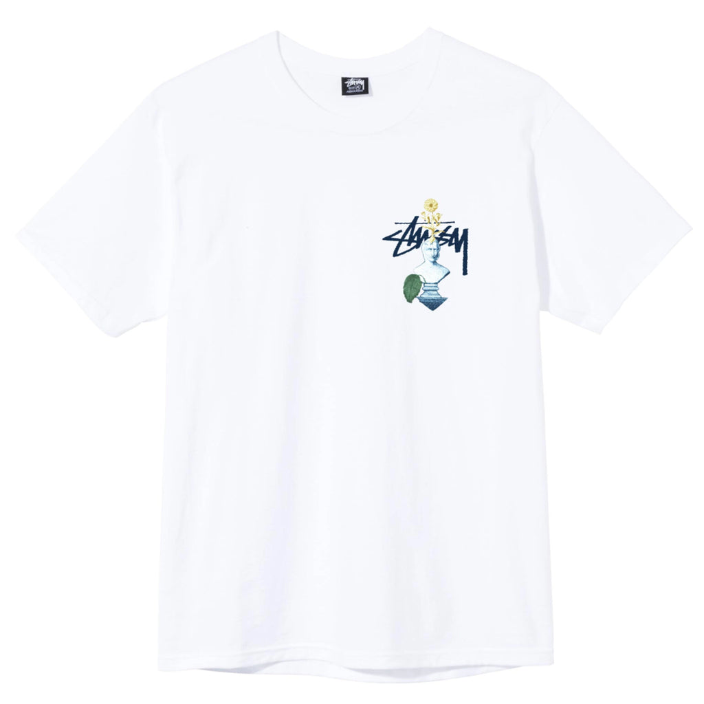 Stussy Psychedelic T Shirt in White - Front