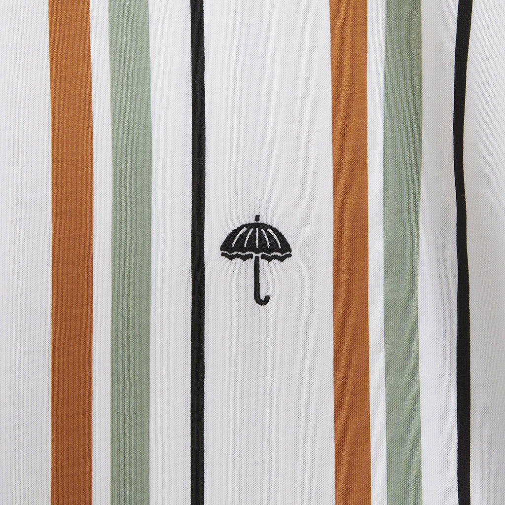 Helas Rendo L/S T Shirt - White - embroidery