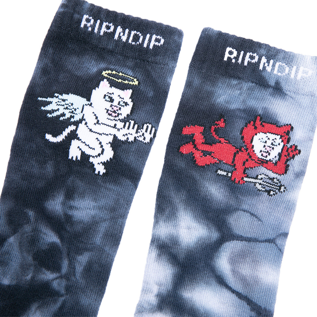 RIPNDIP Limbo Socks - Black Lightning Wash