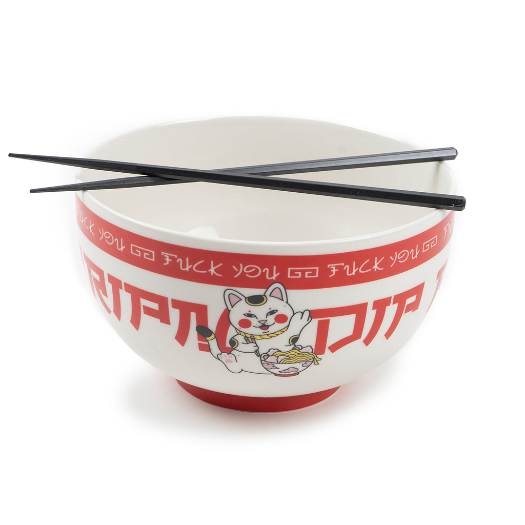 RIPNDIP Lucky Nerm Ceramic Bowl - White - 1