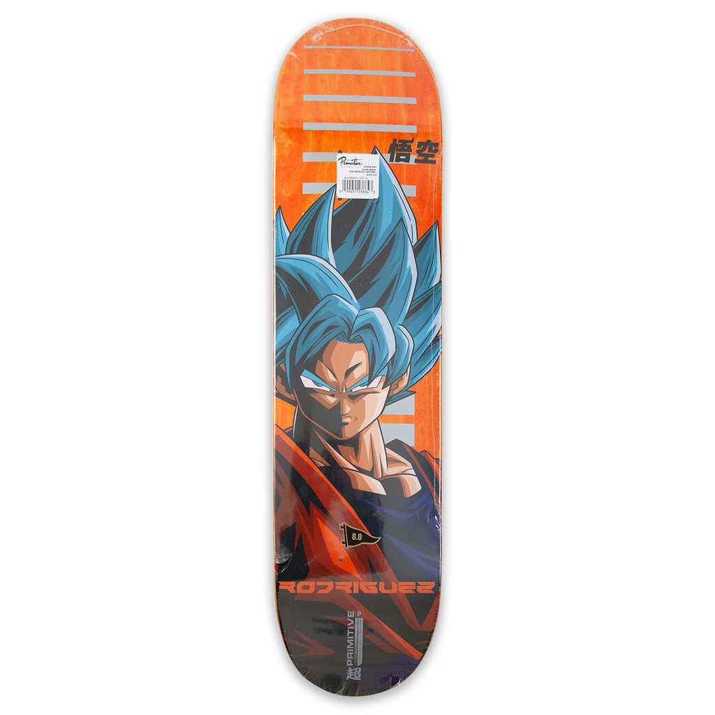 Primitive Rodriguez SSG Goku Skateboard Deck 8" - Bottom