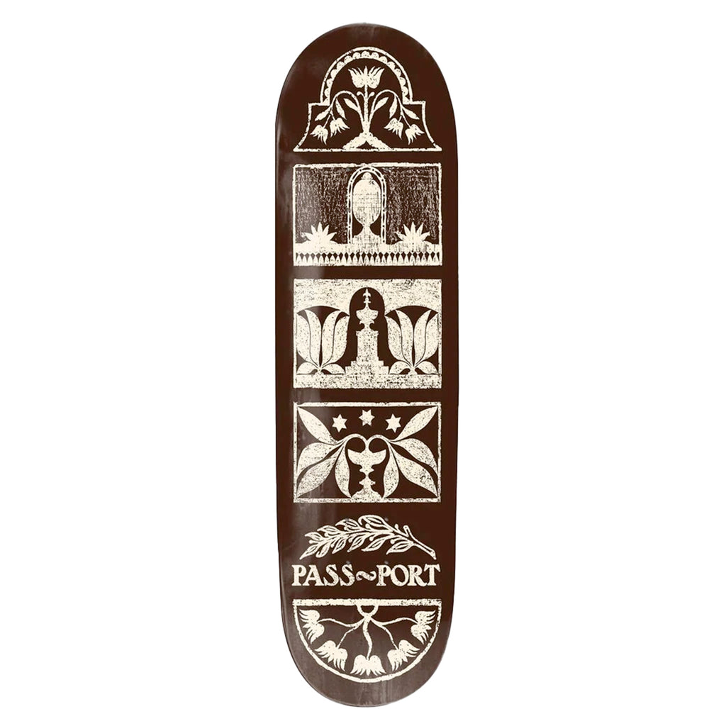 PASS~PORT Rubbings Series - Back Yard Skateboard Deck - 8.5" - bottom