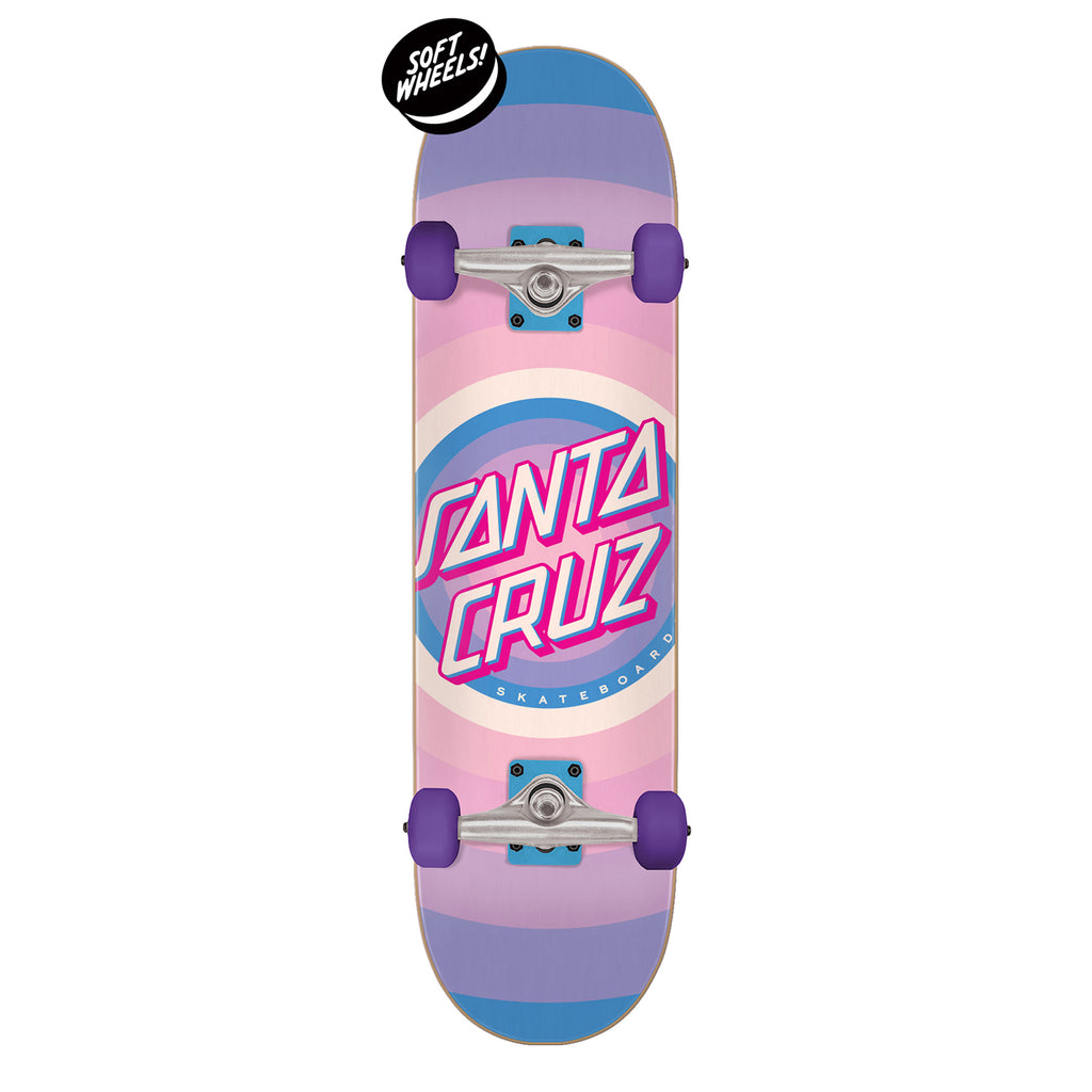 Santa Cruz Gleam Dot Skateboard Complete in 7.75"