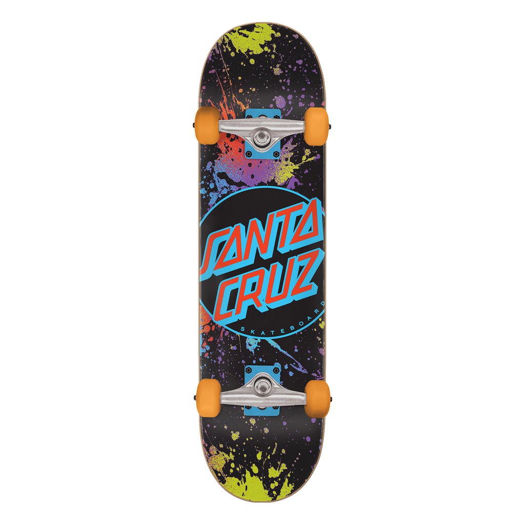 Santa Cruz Dot Splatter Skateboard Complete in 8.25"
