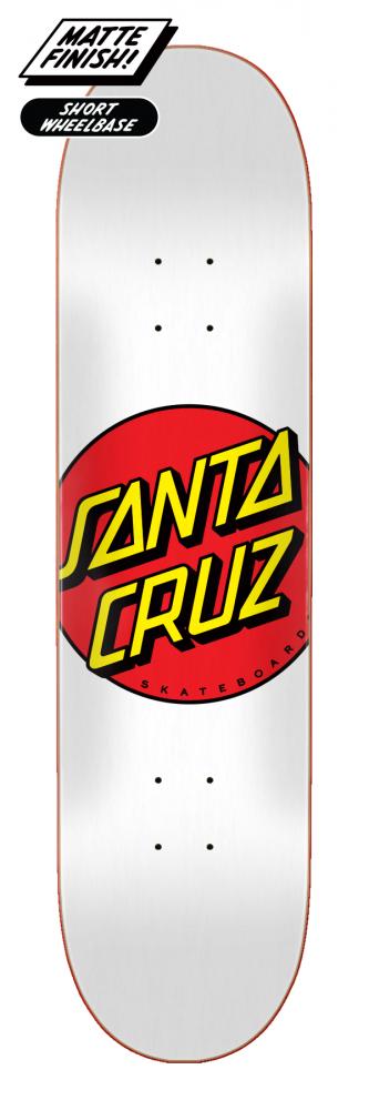 Santa Cruz Classic Dot Skateboard Deck - 8"