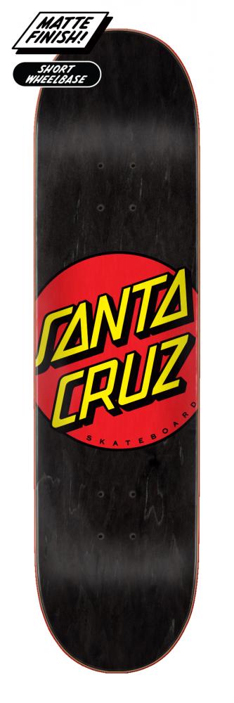 Santa Cruz Classic Dot Skateboard Deck in 8.25"