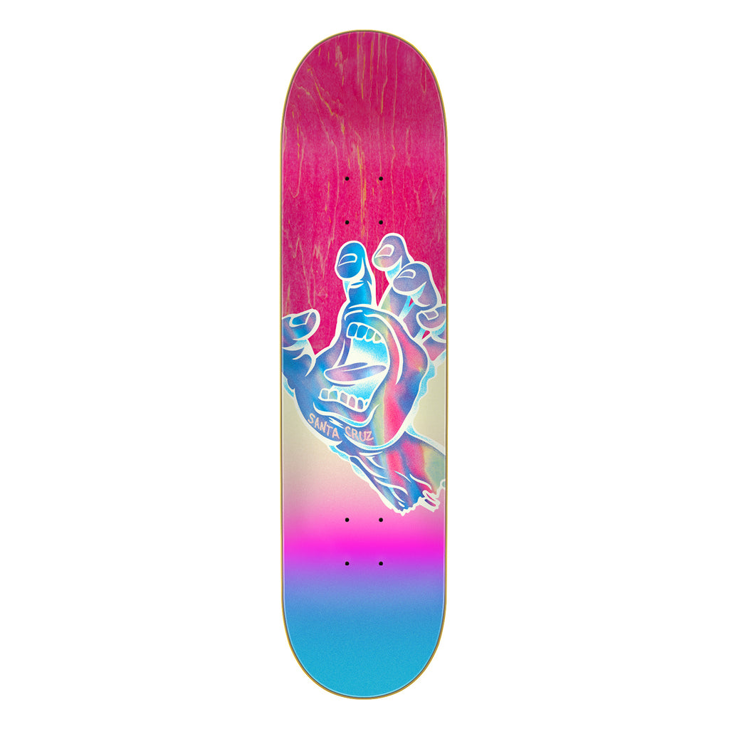 Santa Cruz Iridescent Hand Price Point Skateboard Deck in 7.75"