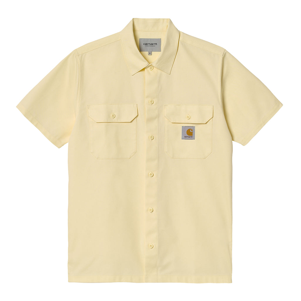 Carhartt WIP S/S Master Shirt - Soft Yellow - main