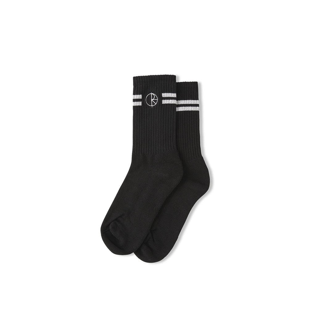 Polar Skate Co Stroke Socks in Black