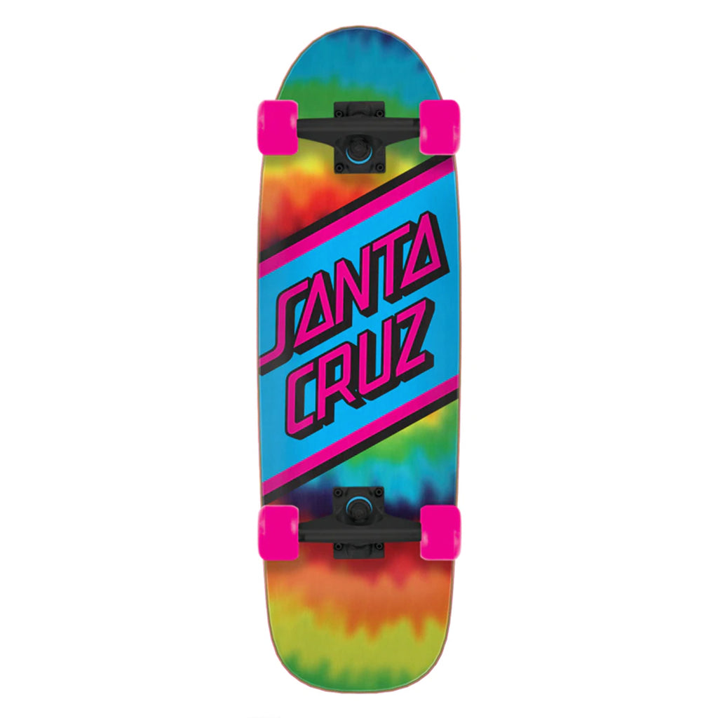 Santa Cruzer Rainbow Tie Dye Complete Skateboard - 8.79" - main